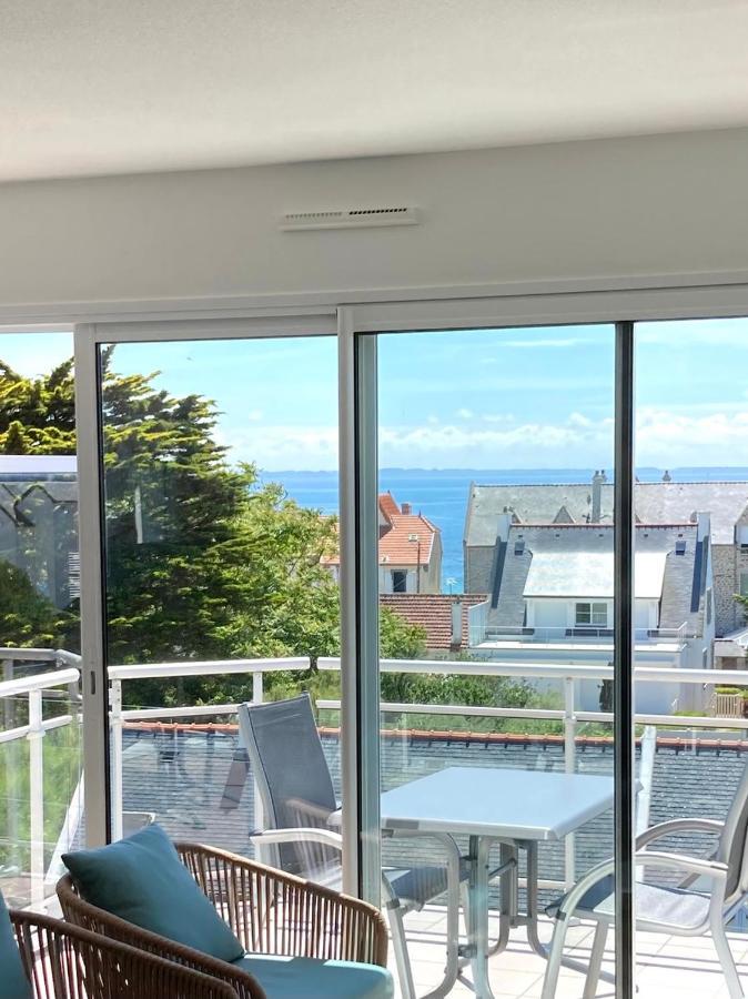 Grand Et Luxueux Appartement Lumineux 4 Pers Vue Mer Wifi Inclus กีเบอรง ภายนอก รูปภาพ